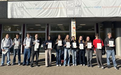 Herzlichen Glückwunsch zu den Cambridge-Zertifikaten!