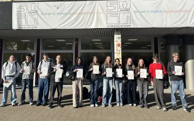 Herzlichen Glückwunsch zu den Cambridge-Zertifikaten!