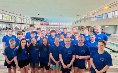Das Gymnasium Norf beim Kreisschulsportfest 2023/2024 im Schwimmen