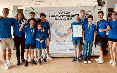Das Gymnasium Norf bei den Landesmeisterschaften Schwimmen